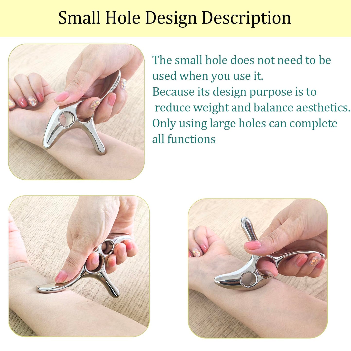 BYYDDIY Gua Sha Trigger Point Massage Tool & Muscle Scraper Tool -Thumb Protector,Deep Tissue Massage,Scraping Massage Tools (Ts)