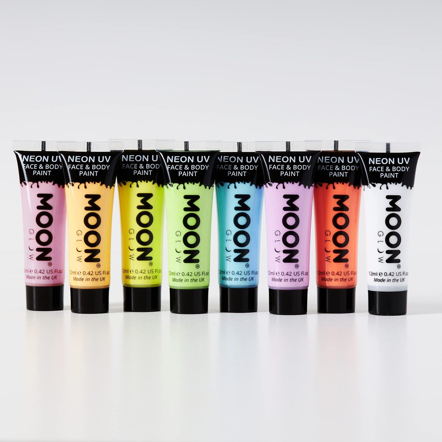 Moon Glow - 0.42oz Blacklight Neon UV Face & Body Paint - Pastel Coral