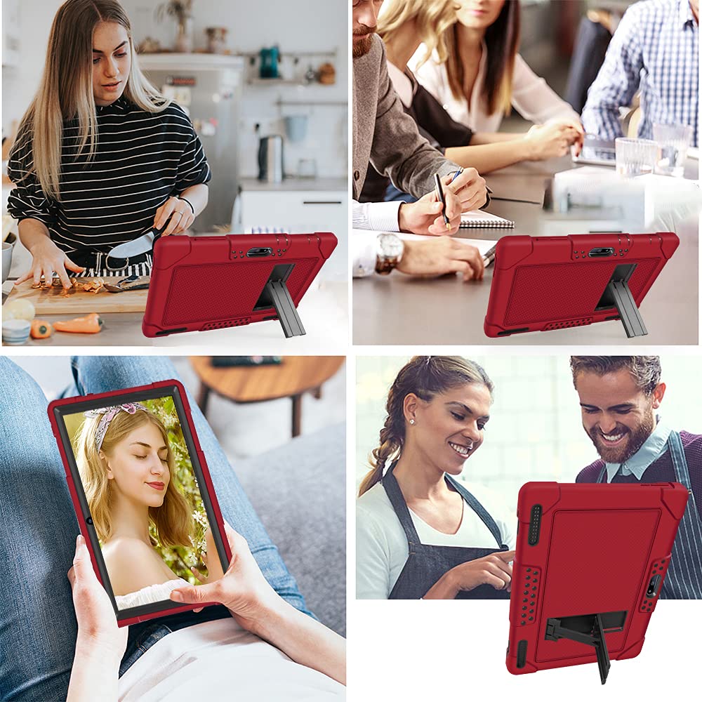 Fiewesey For Pritom M10 Inch Case, Heavy-Duty Drop-Proof Shock-Resistant Kids Friendly Protective Case For Quntico Y10/Voger Pri