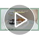 Lueumxc 40 Pack Diamond Plastic Wine Glasses,Unbreakable Stemless Whiskey Cocktail Wine Champagne Glasses,12 Ounce Durable...