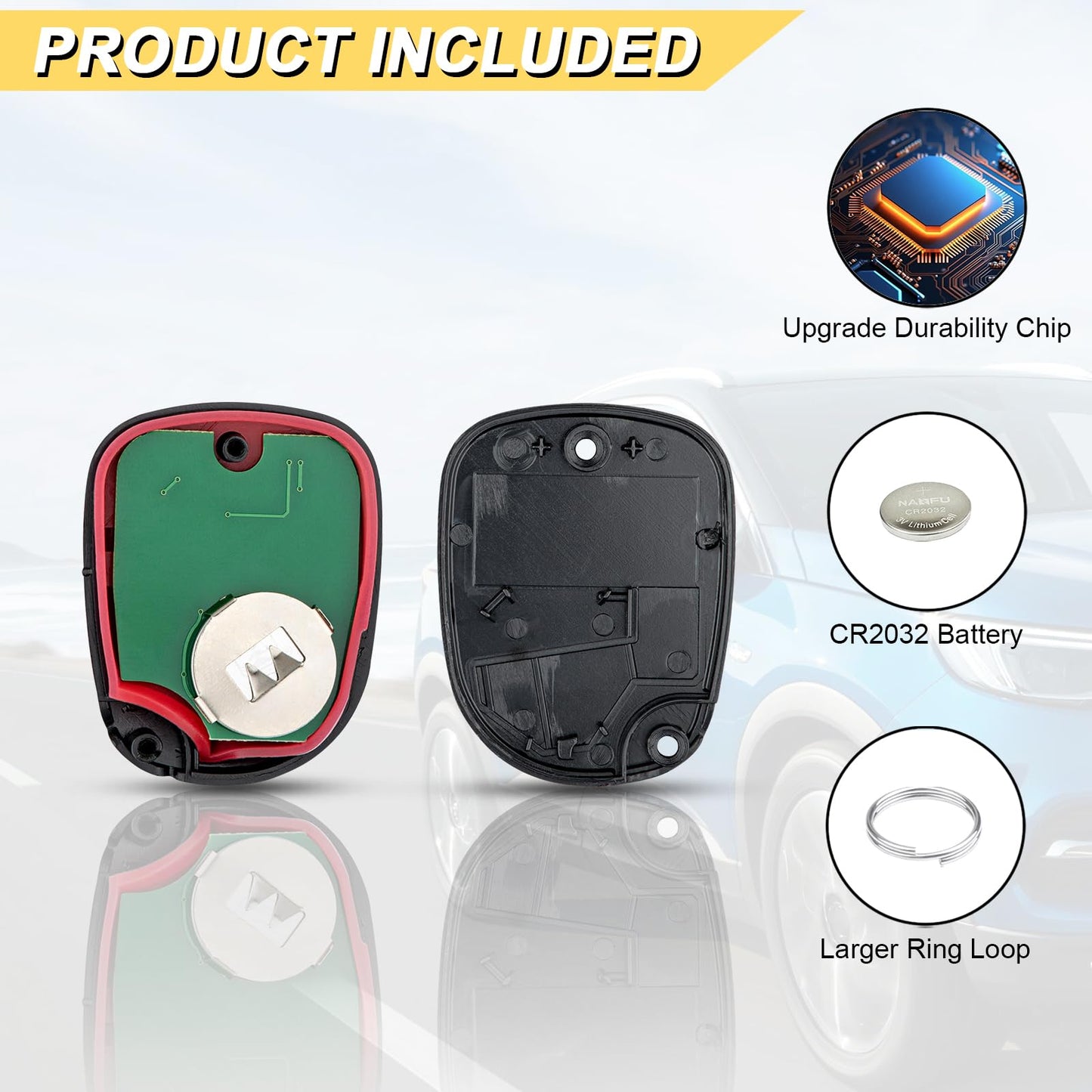 Vurkcy Key Fob Replacement For 1999-2004 Subaru Legacy/ 03-06 Baja/ 01-04 Forester/ 00-04 Impreza Outback Car Keyless Entry Remo