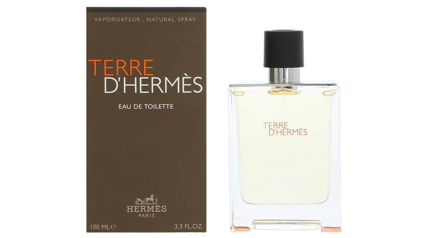 HERM S Terre D'Hermes Eau de Toilette spray for Men, 3.3 Ounce
