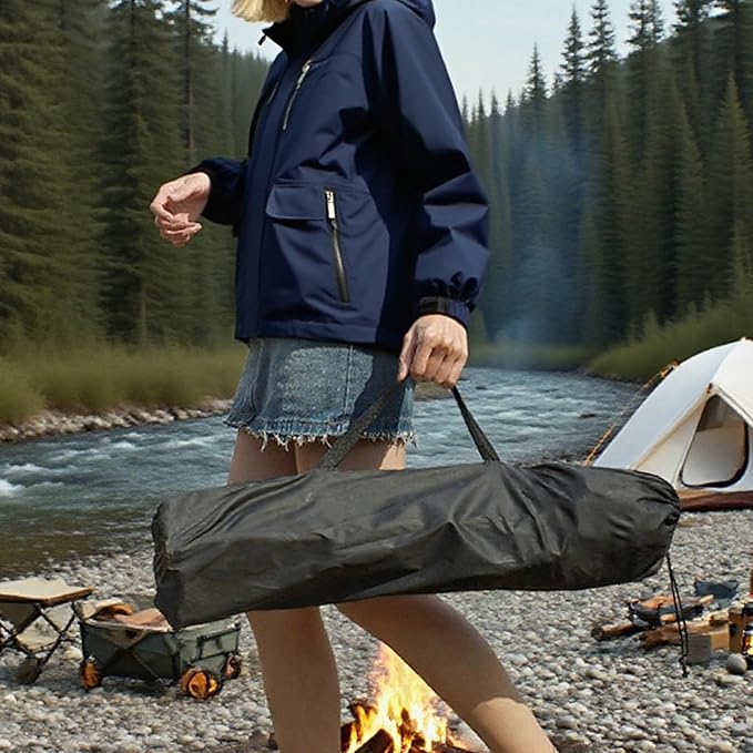 SEREVIGPUL Portable Camping Chairs- Lightweight,Back with Side Pockets & Cup Holder,Large Foldable Camping Chair for Tailgating, Firepits,Fishing, Hiking, Travel, Picnic, Beach Patio, & More