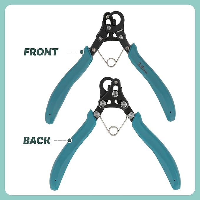 The Beadsmith One Step Looper – Create and Trim Consistent 3 mm Loops for Jewelry, Use With 18-26g Craft Wire