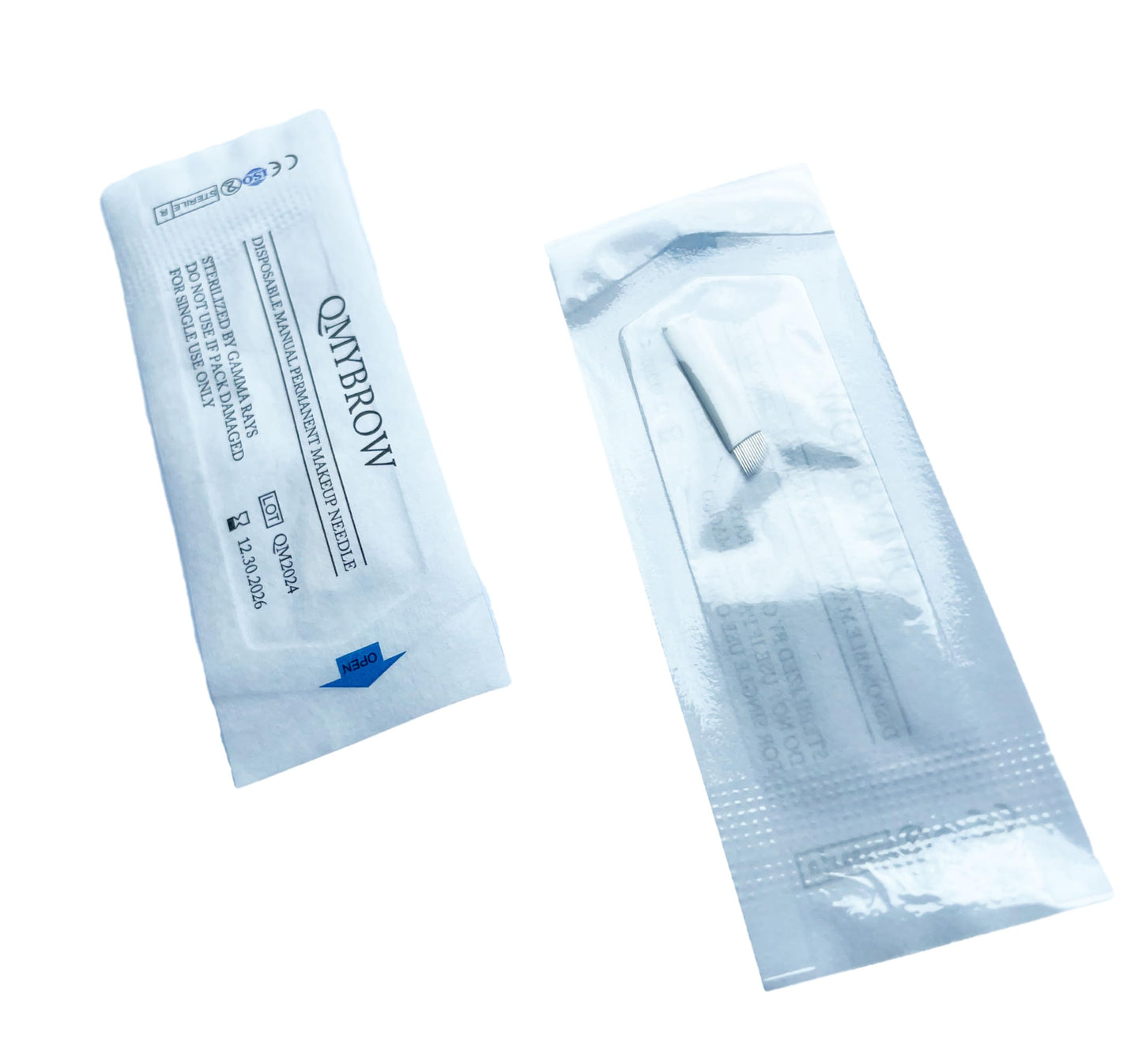 Brow Microblading Blades Fine Microblades 20PCS/PACK (White, 14 Pin-0.25MM)