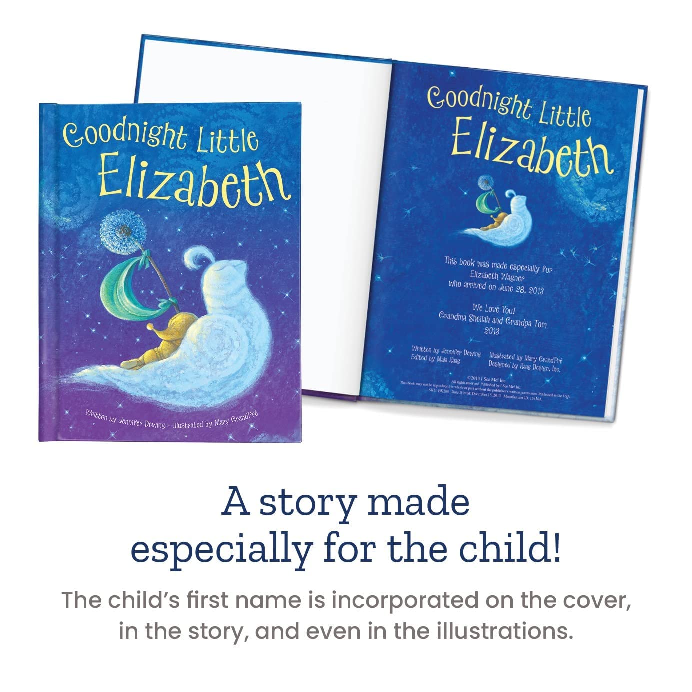 Personalized Bedtime Story for Babies & Kids | Hardcover | 9" x 11" | I See Me!
