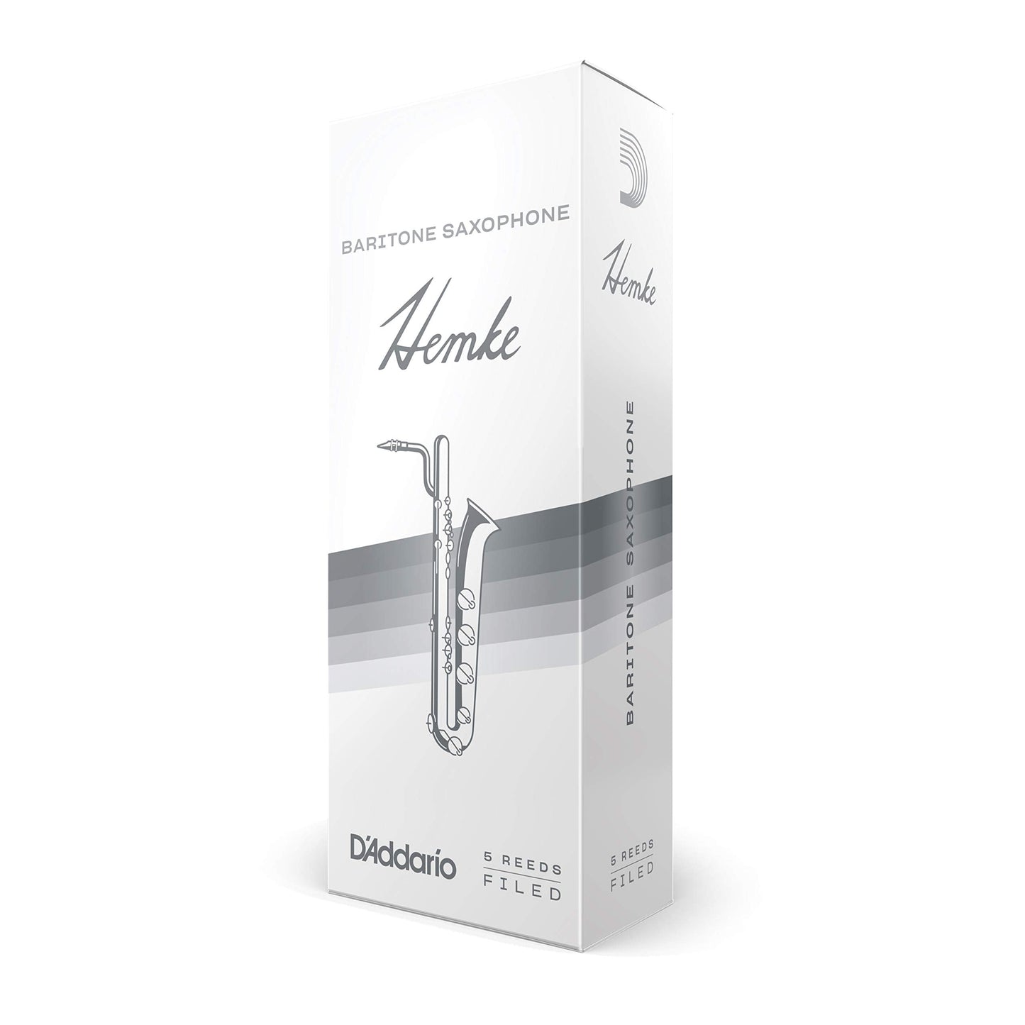 Rico Hemke Baritone Sax Reeds, Strength 4.0, 5-pack