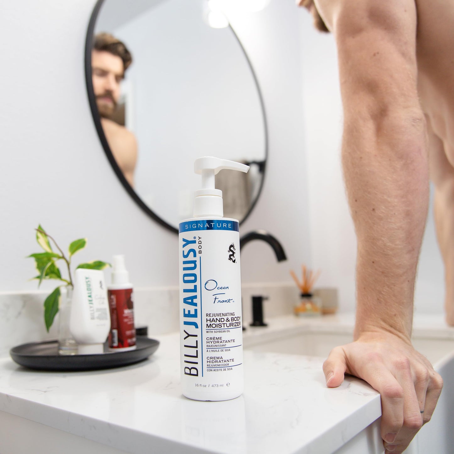 Billy Jealousy Ocean Front Hand & Body Moisturizer for Soft Nourished Skin Ideal for All Skin Types, Non-greasy Body Lotion with