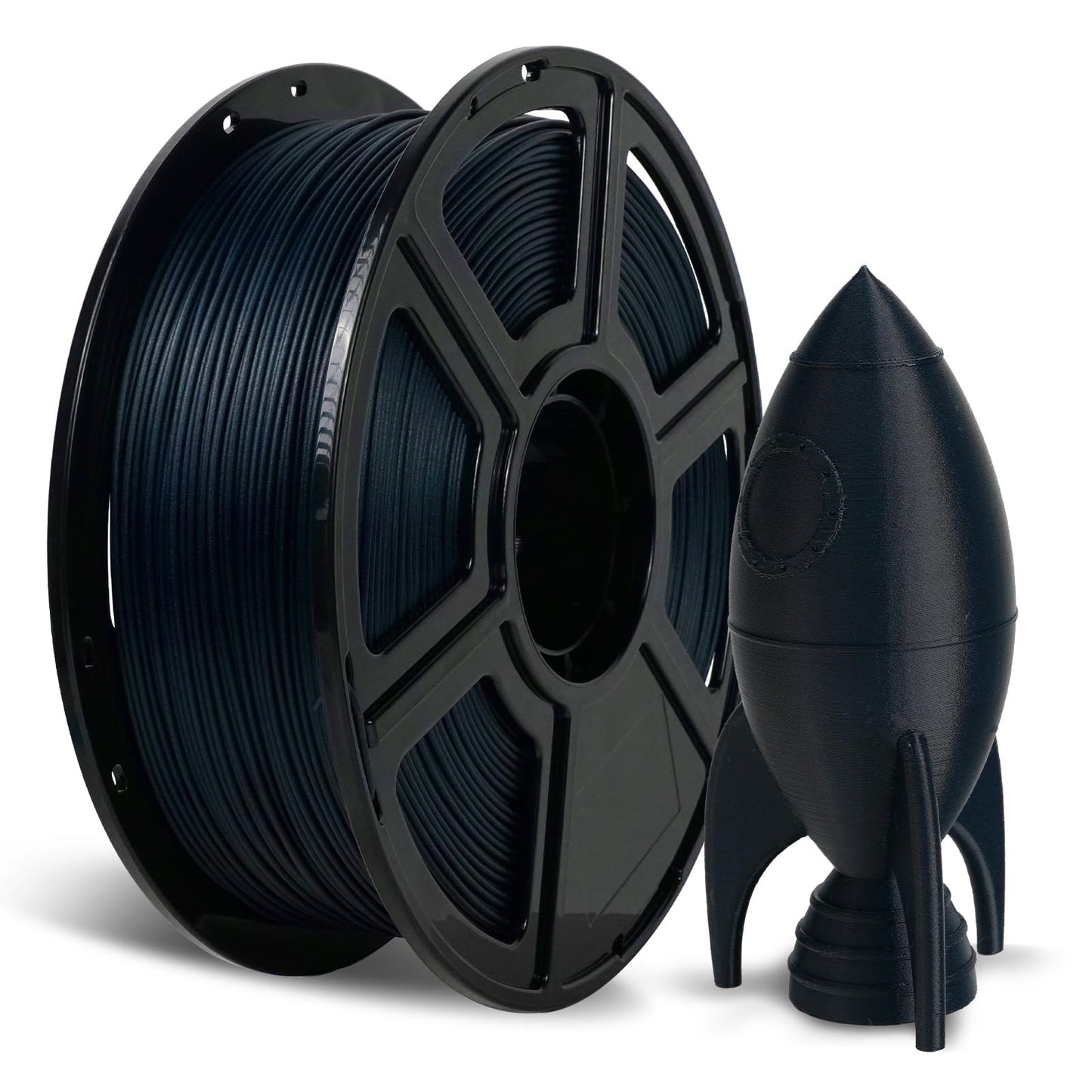 FLASHFORGE Carbon Fiber PETG Filament 1.75mm Midnight Blue, Reinforced 3D Printer Filament 1kg, Lightweight & High-Strength PETG