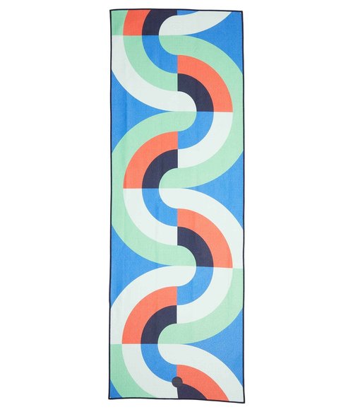 Manduka Repreve Yogitoes Yoga Mat Towel Wavelength 71"