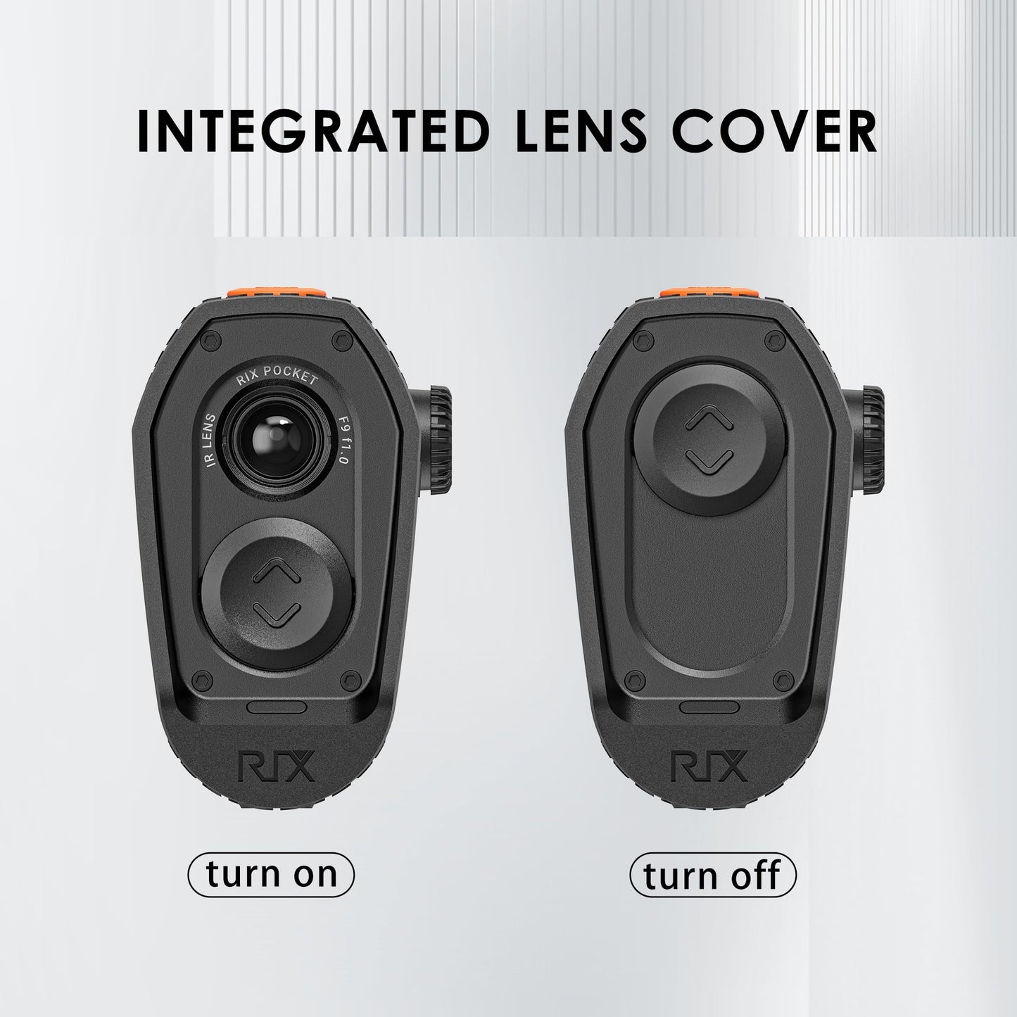 RIX Pocket K3 Portable Thermal Monocular for Hunting, 384x288 (50Hz), Wi-Fi, Handheld Night Vision Monocular