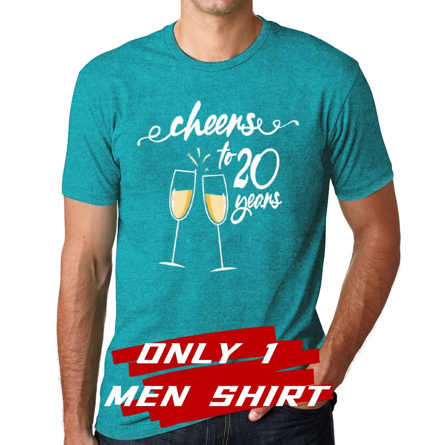 SUWATOIN 20th Wedding Anniversary Matching Couple Shirts | China Wedding Gifts T-Shirt for Him & Her