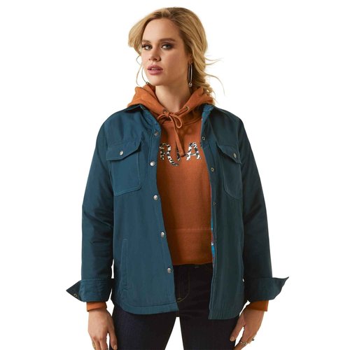 Ariat Women's Dilon Shirt Jacket - Reflecting Pond, XX-Large