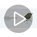 MOON LENCE Portable Camping Chair, Lightweight Folding Backpacking Hiking Chair, Plus Size Compact Yet, Support 330 lbs (G...