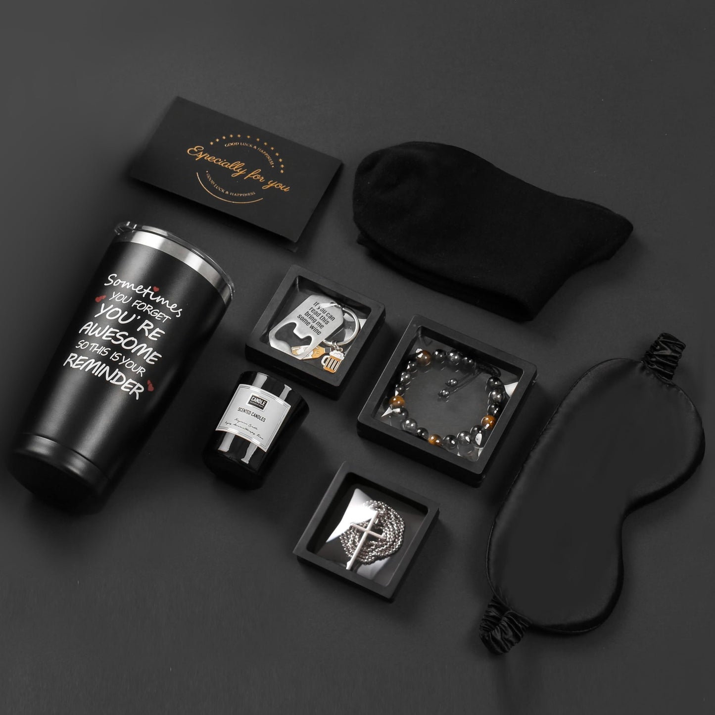 CCAENI Gift Box for Men,Birthday Gifts Box Gift Set Premium Gift Baskets for Him Man Birthday Presents Baskets Ideas for Boyfriend Husband Dad Brother Friend Coworker Retirement Gifts Thank You Gifts