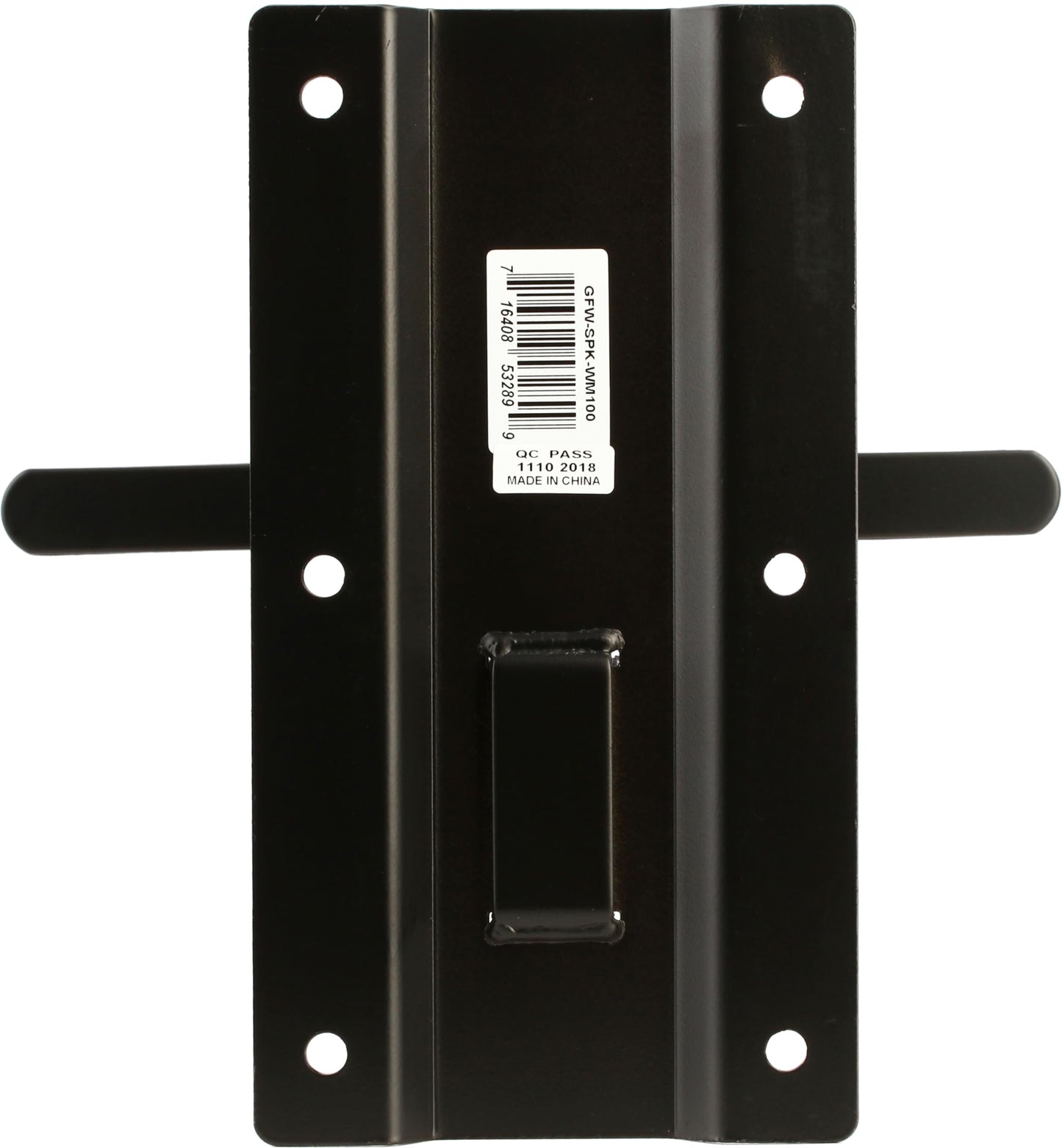 Gator Frameworks Adjustable Studio Speaker Wall Mount, Fits Both 38Mm & 35Mm Speaker Mounts - 100Lb Weight Capactiy, Black Finis