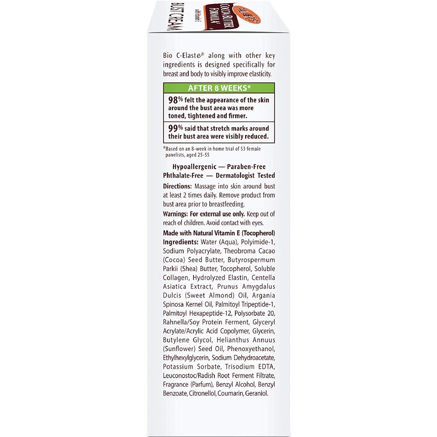 Palmer's Cocoa Butter Formula Bust Cream 4.40 oz (Pack of 4)