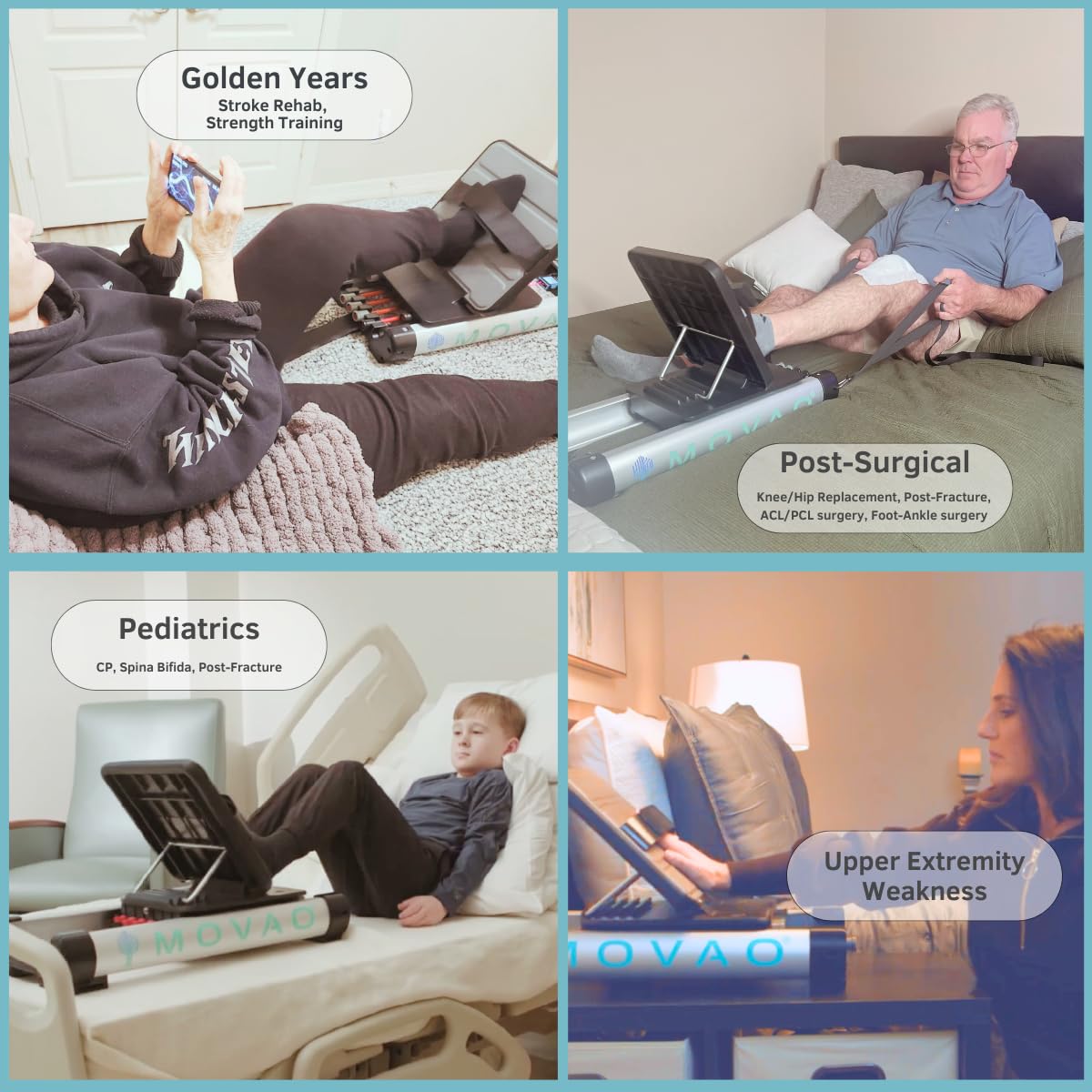 US Doctor Invented Mini in-Bed Leg Press Machine for Rehab | Low-Impact Leg Strength Trainer for Neurological & Orthopedic Recovery | Portable 9 lb PT Equipment with 6 Resistance Levels up to 66 lb
