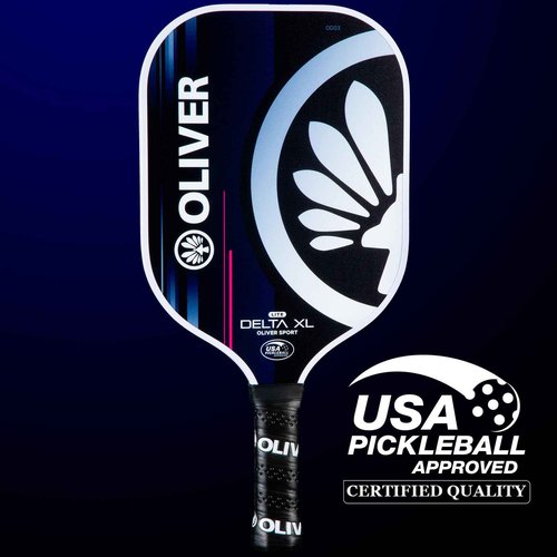 Pickleball Paddle Delta XL Lite – Fiberglass Surface, 13mm Polypropylene Honeycomb Core, Ergonomic Grip, USAPA Approved – Maximum Sweet Spot, Power, Spin, and Control