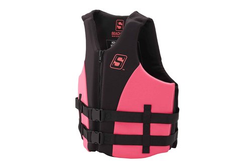 Seachoice Evoprene Multi-Sport Life Jacket - M - Pink/Black, Fits Chest 33-36 in, USCG Level 70