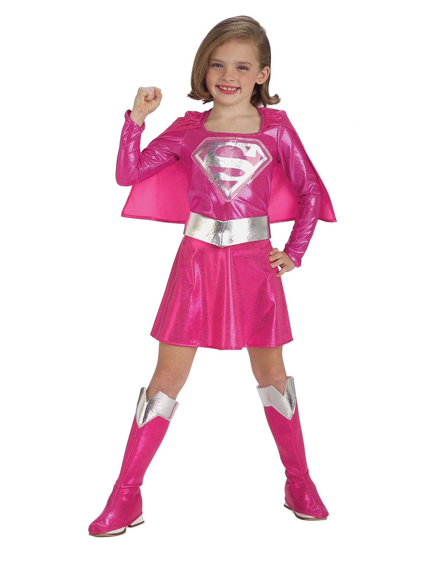 Rubies DC Comics Superheroes: Supergirl Costume Dress for Kids, Girl's Small