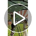 Outsunny 10' x 20' Pop Up Canopy Tent with Netting, Heavy Duty Large Party Tent, Instant Sun Shelter with Carry Bag for Ba...