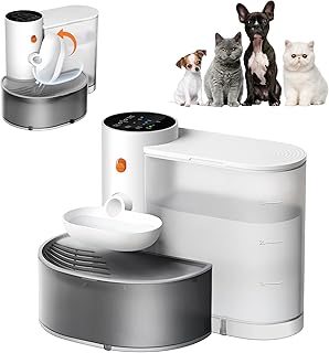 Potaroma Smart Wireless Pet Water Fountain, No Filter, 3.5L Large Capacity, Rechargeable Automatic Water Dispenser for Cat...