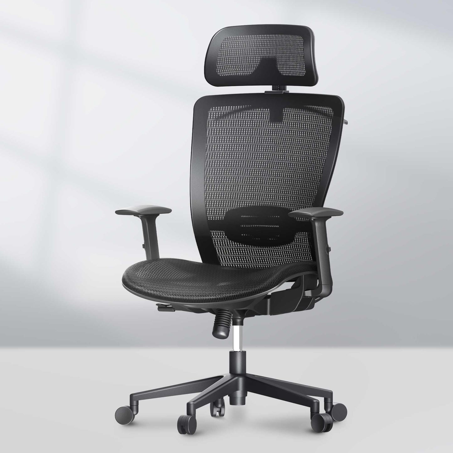 FLEXISPOT Ergonomic Office Chair High Back Mesh Swivel Computer Chair Home Office Desk Chairs with Wheels Lumbar Support Deep Black