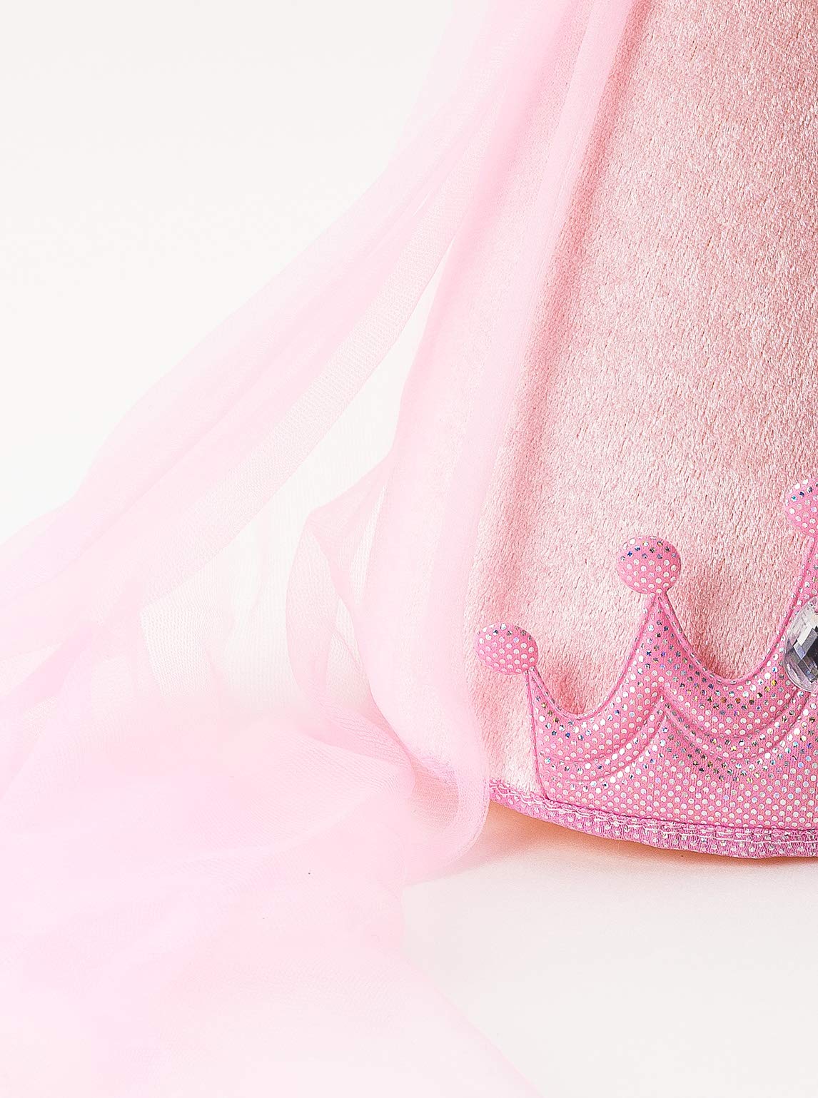 Little Adventures Pink and Lilac Princess Cone Hats for Girls Bundle Set