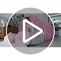 Alvantor® Starlight Bed Canopy Dream Kids Play Tents Playhouse Privacy Space Twin Sleeping Indoor Stars Boys Girls Toddler...