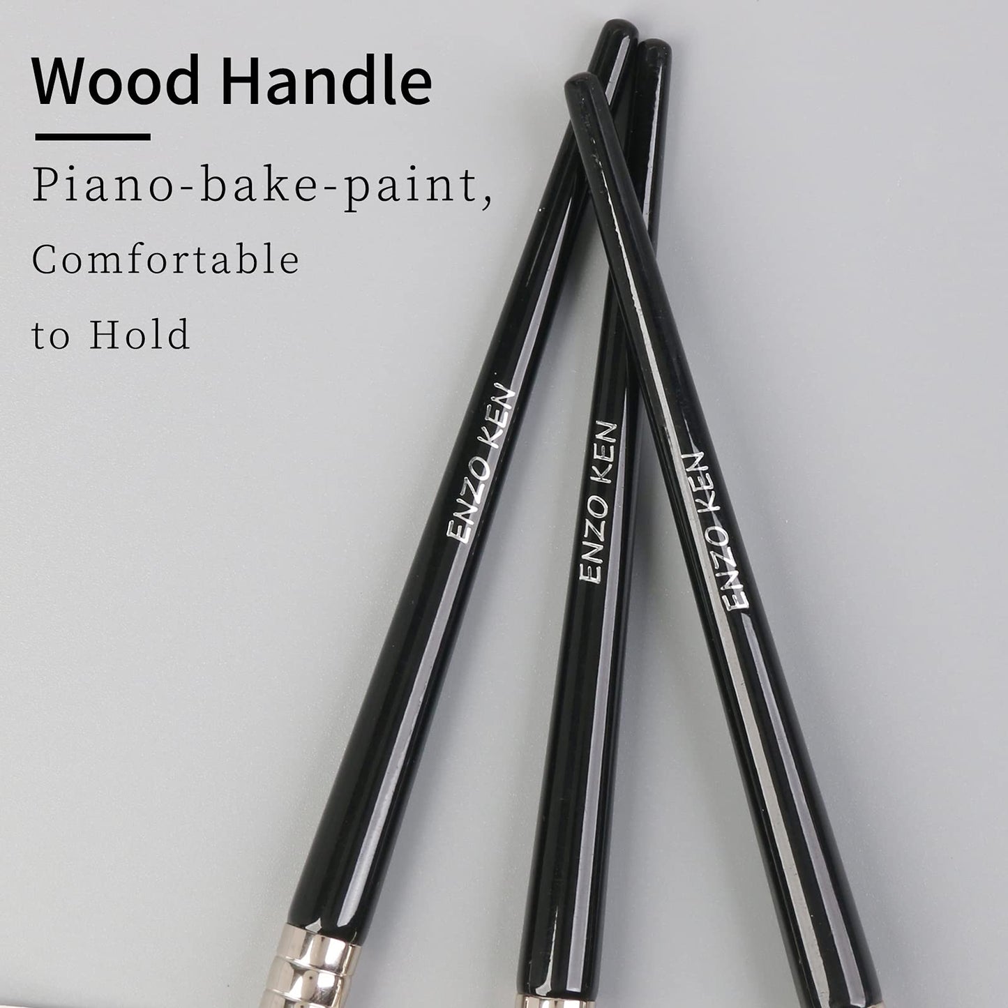 ENZO KEN Mini Angled Concealer Brush Under Eye, Concealer Brush, Small Nose Contour Brushes, Nose Brush Contour, Angle Concealer