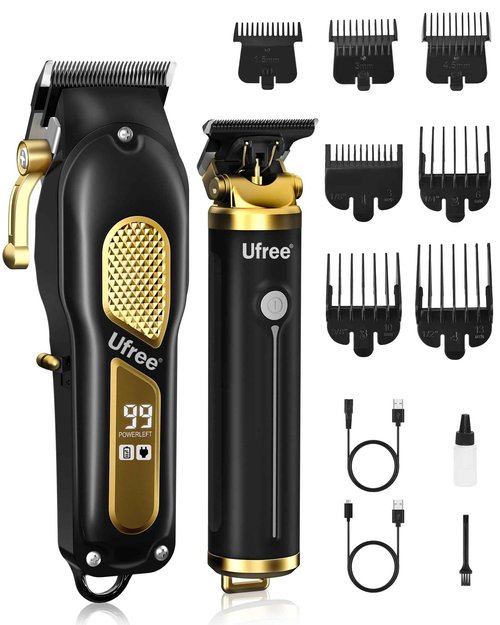 Ufree Beard Trimmer for Men, Electric Razor, Nose Hair Trimmer, Cordless Hair Clippers Shavers for Men, n, Professional Clippers and Trimmers Set, Cordless Clippers for Hair Cutting, Beard Trimmer