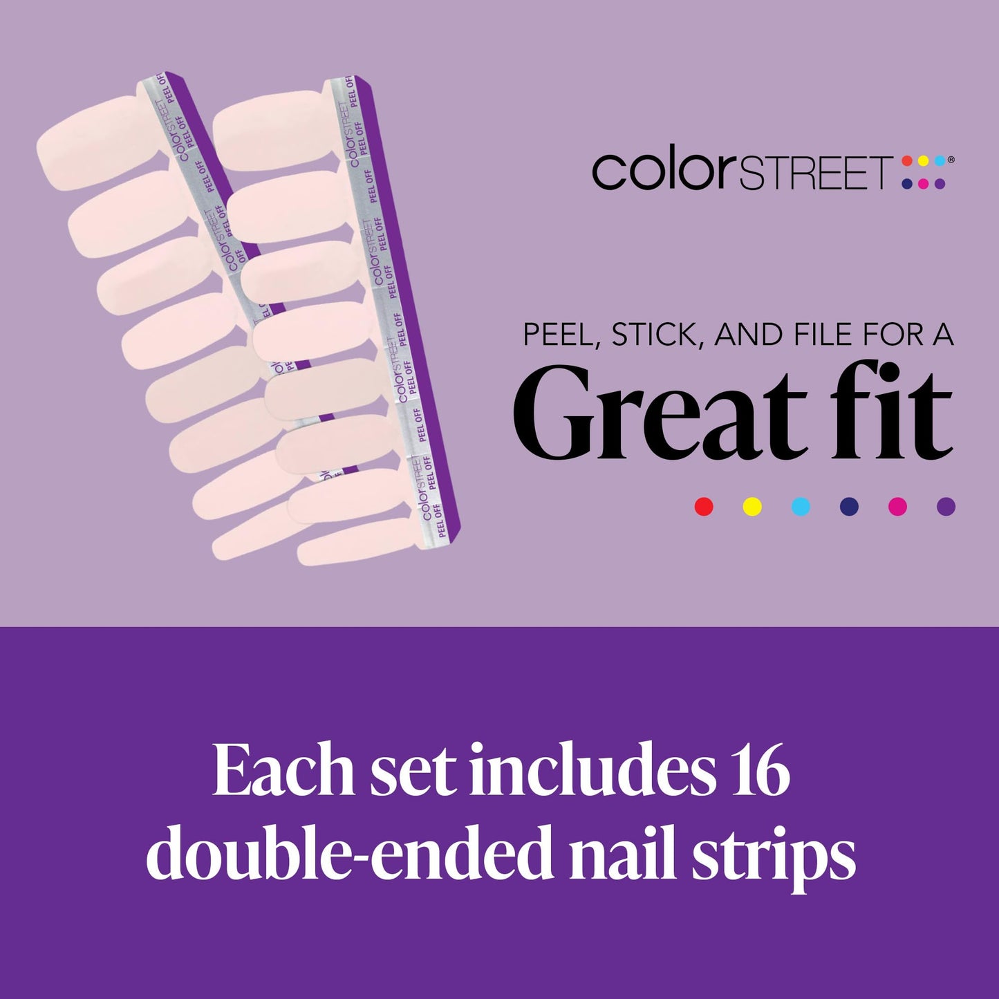 Color Street Glazed Over Nail Strips