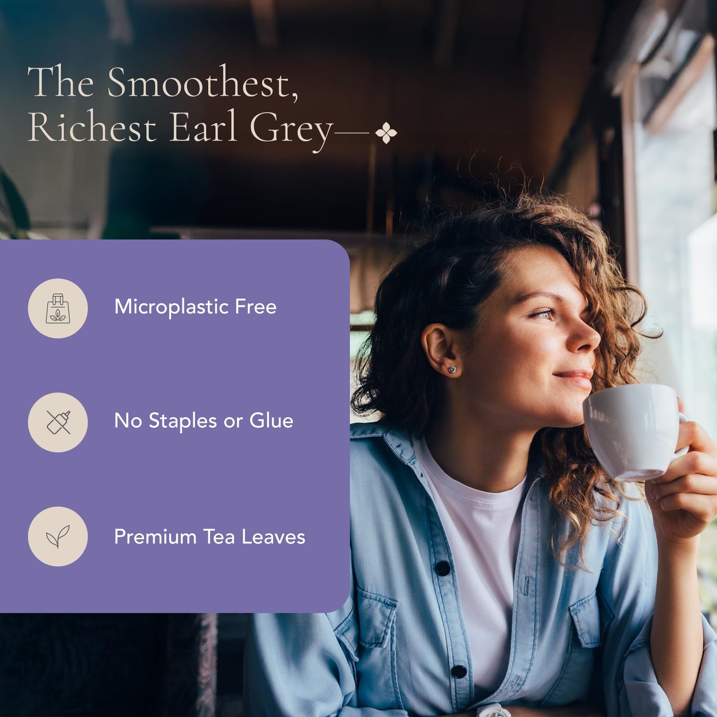 Art of Tea | Organic Earl Grey Crème Tea| 50 Eco Friendly Assorted Tea Bags