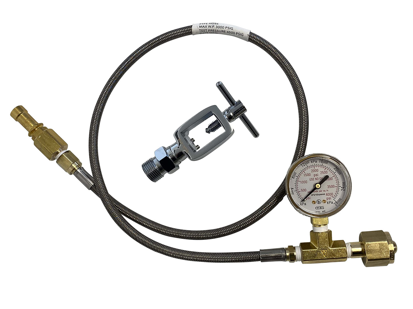 Oxygen Transfill Hose Adaptor for filling CGA540 & CGA870 small cylinders from home oxygen machine for Aviation Veterinary Medical Welding Gas Blowing