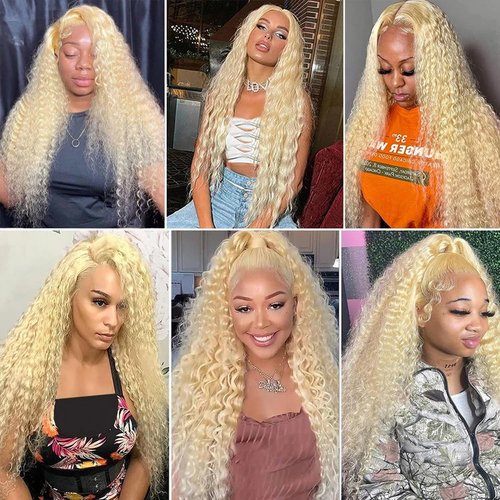 613 Bundles Blonde Water Wave Bundles Human Hair 613 Wet and Wavy Bundle 24 26 28 Inch Brazilian Virgin Hair 613 Beach Wave Bundle 300g