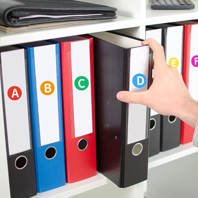 3000 Pcs 3/4" Round Color Coding Labels Stickers Circle Colored Dot Stickers Includes 6 Rolls, 500 Count Each
