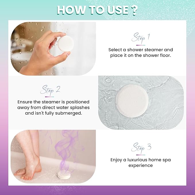 Shower Steamers Aromatherapy - Birthday Gifts for Women, 8 Pack Shower Bombs with Essential Oils, Stress Relief, Spa Gifts for Women, White Elephant Christmas Gfits Stocking Stuffers