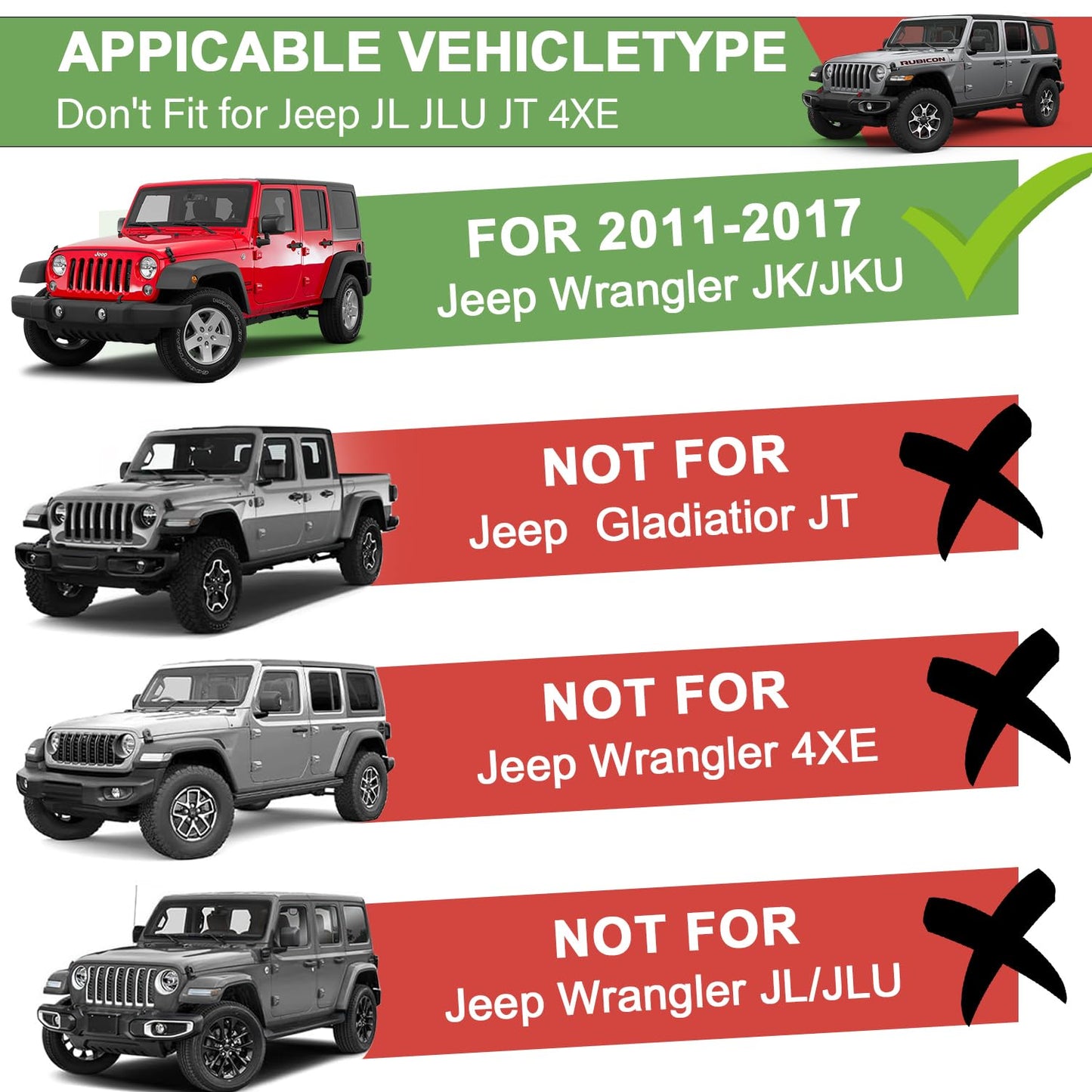 Zkjayoe Magnetic Phone Mount For Jeep 2011-2017 Wrangler Jk Jku - Dashboard Phone Holder With Magsafe For Jeep Wrangler Accessor