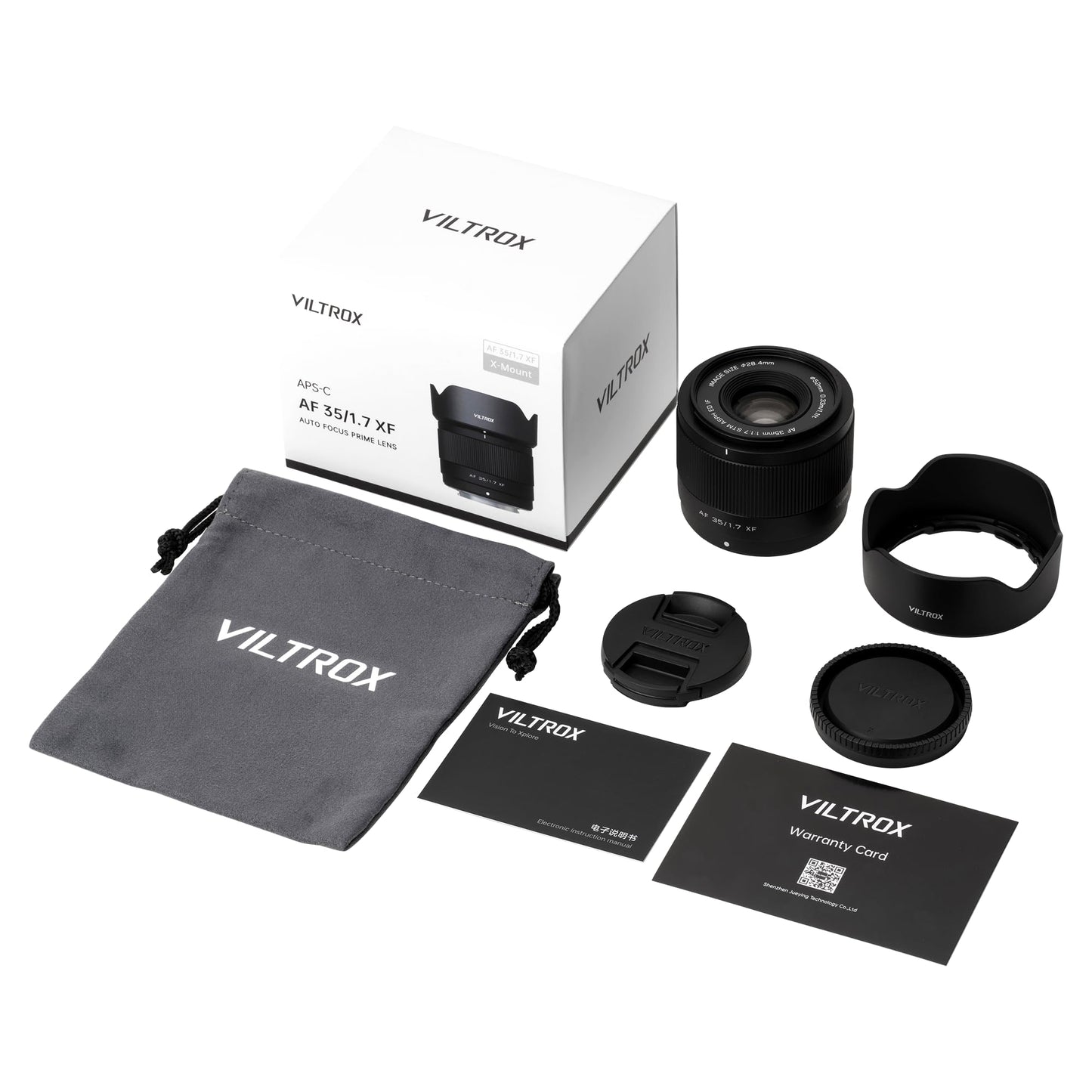 VILTROX 35mm F1.7 for Fujifilm X-Mount, AF 35mm F1.7 Auto Focus Large Aperture Portrait Lens, Compatible with Fuji X-Mount Mirrorless Cameras X-T30 X-T4 X-T3 X-T20 X-S10 X-T200 X-H1 X-T10 X-Pro2