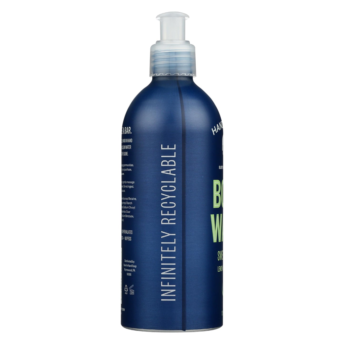 HAND IN HAND Sweetgrass Body Wash, 10 FZ