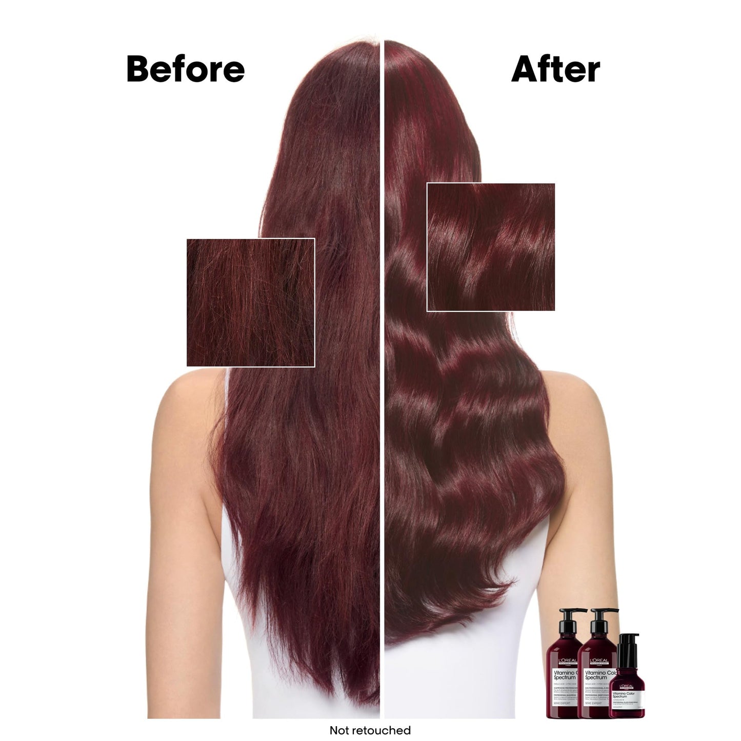 L'Or al Professionnel Paris Vitamino Color Spectrum Shampoo - Locks In Day 1 Color Vibrancy, Ultra High Glass Shine, Nourishes