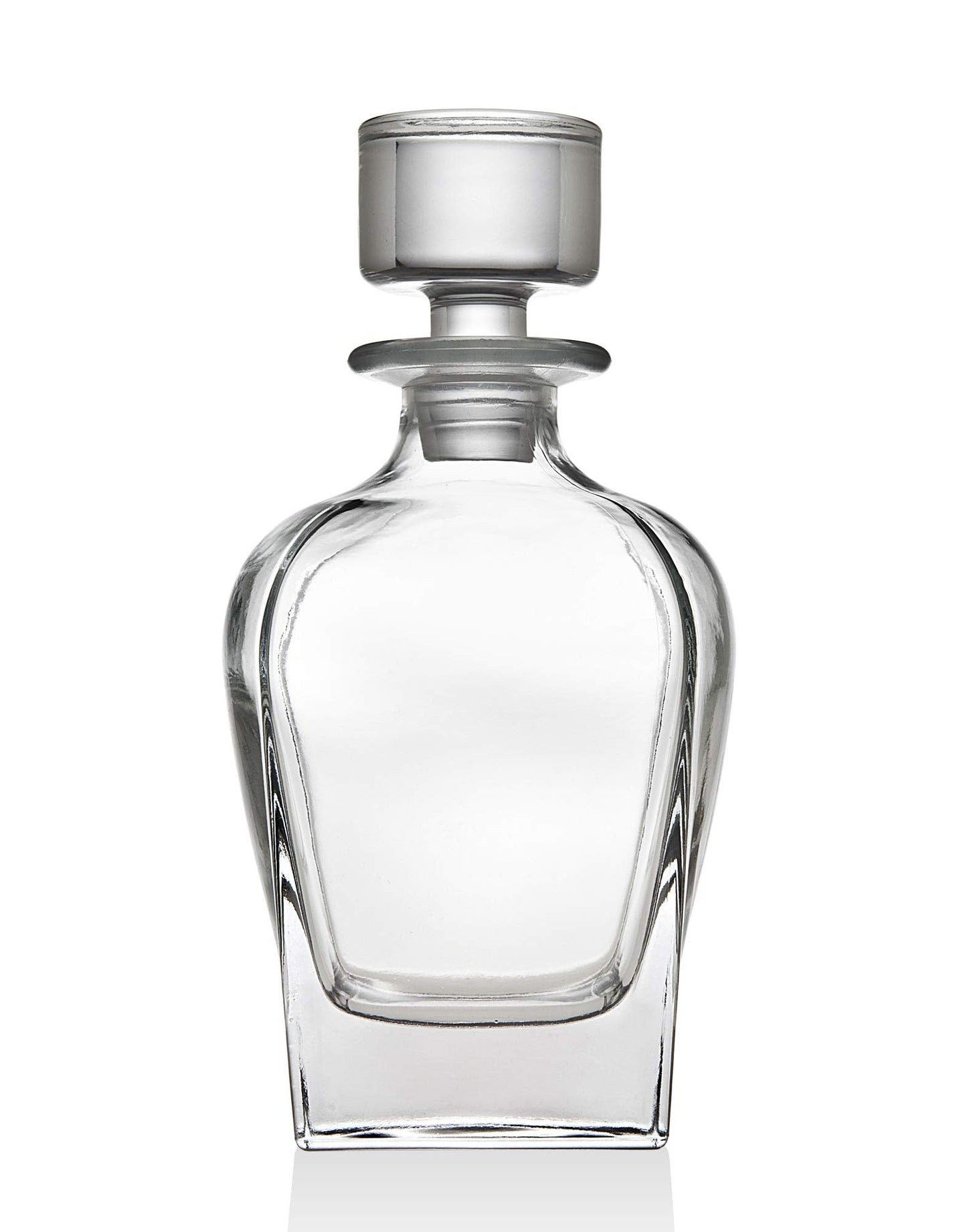 Godinger Whiskey Decanter, Liquor Decanter, Wine Decanter for Beer, Scotch, Bourbon or Wine, Barware & Drinkware, 23oz, Madison Collection