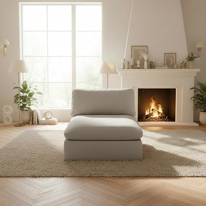 Forest aesthetics Modular Sectional Sofa,Extra Comfty Deep-Seat-Filled Couch, Black Modern Couches for Living Room,Apartment,Office,Small Space