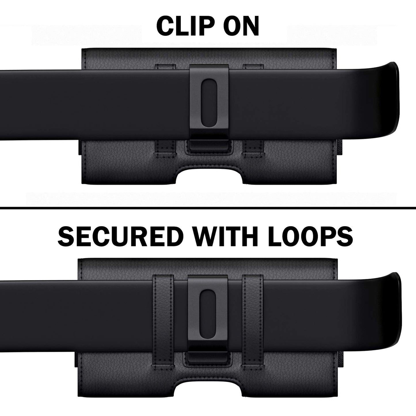 Bomea Holster For Samsung Galaxy Ultra S25 S24 S23 S22 S21 Note 20, Google Pixel 8 9 Pro Xl - Extra Large Cell Phone Belt Holder