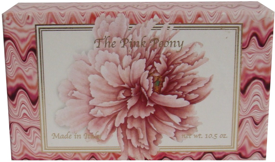 Saponificio Artigianale Fiorentino Pink Peony Single 10.5 Oz. Soap Bar From Italy