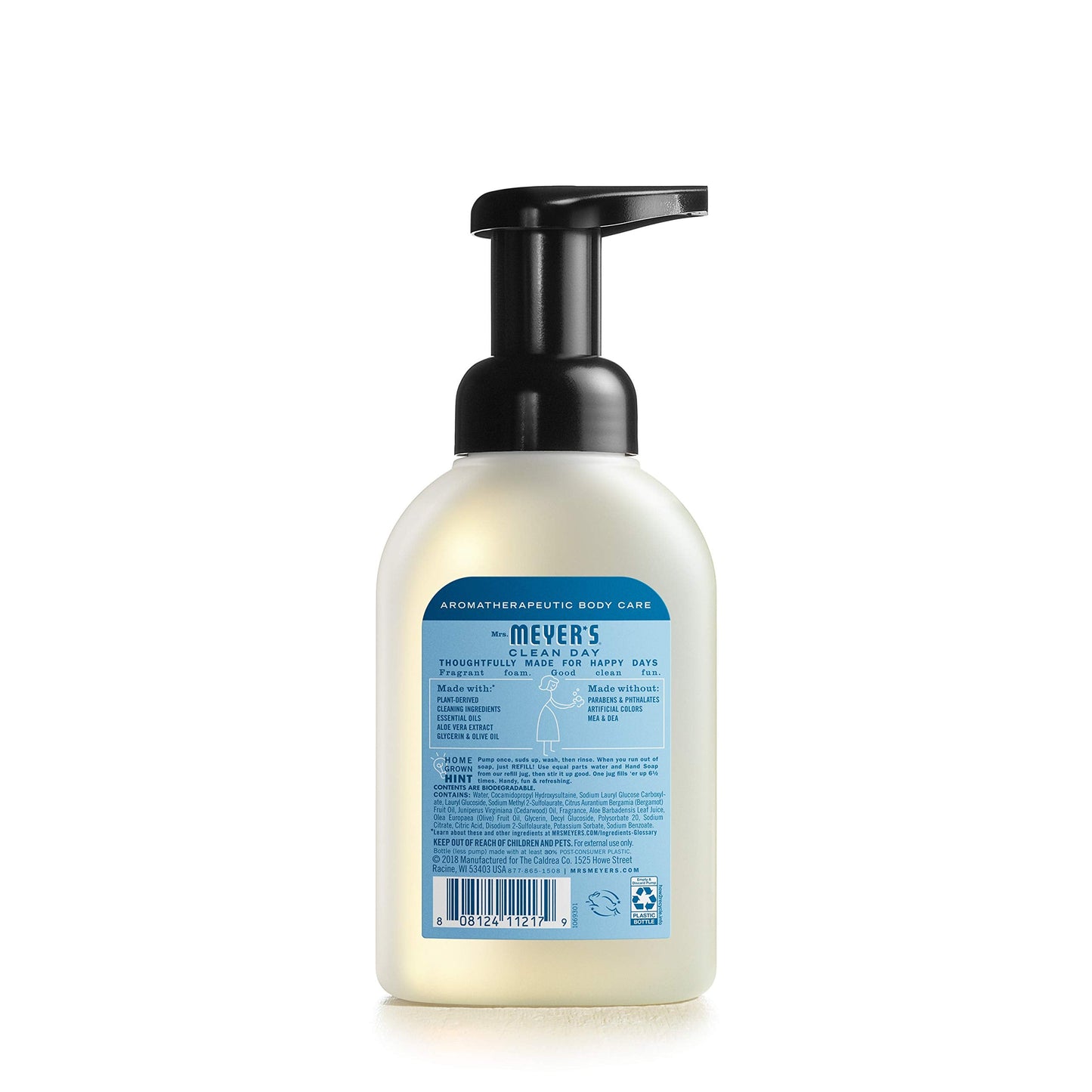 MRS. MEYER'S CLEAN DAY foaming Hand Soap, Rainwater Scent (10 Fl Oz (Pack of 1))