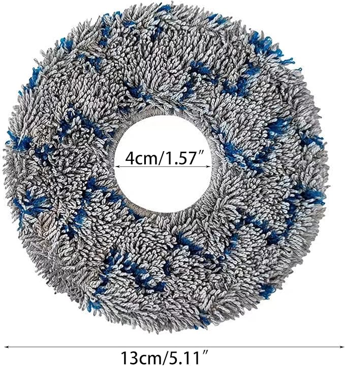 6pcs/Set Pad Floor Washer Cloth for T20 X1 Robotic Replacement Mop Wet Mopping Pads Washable Reusable Microfiber Cleaning Pads Mop Replacement