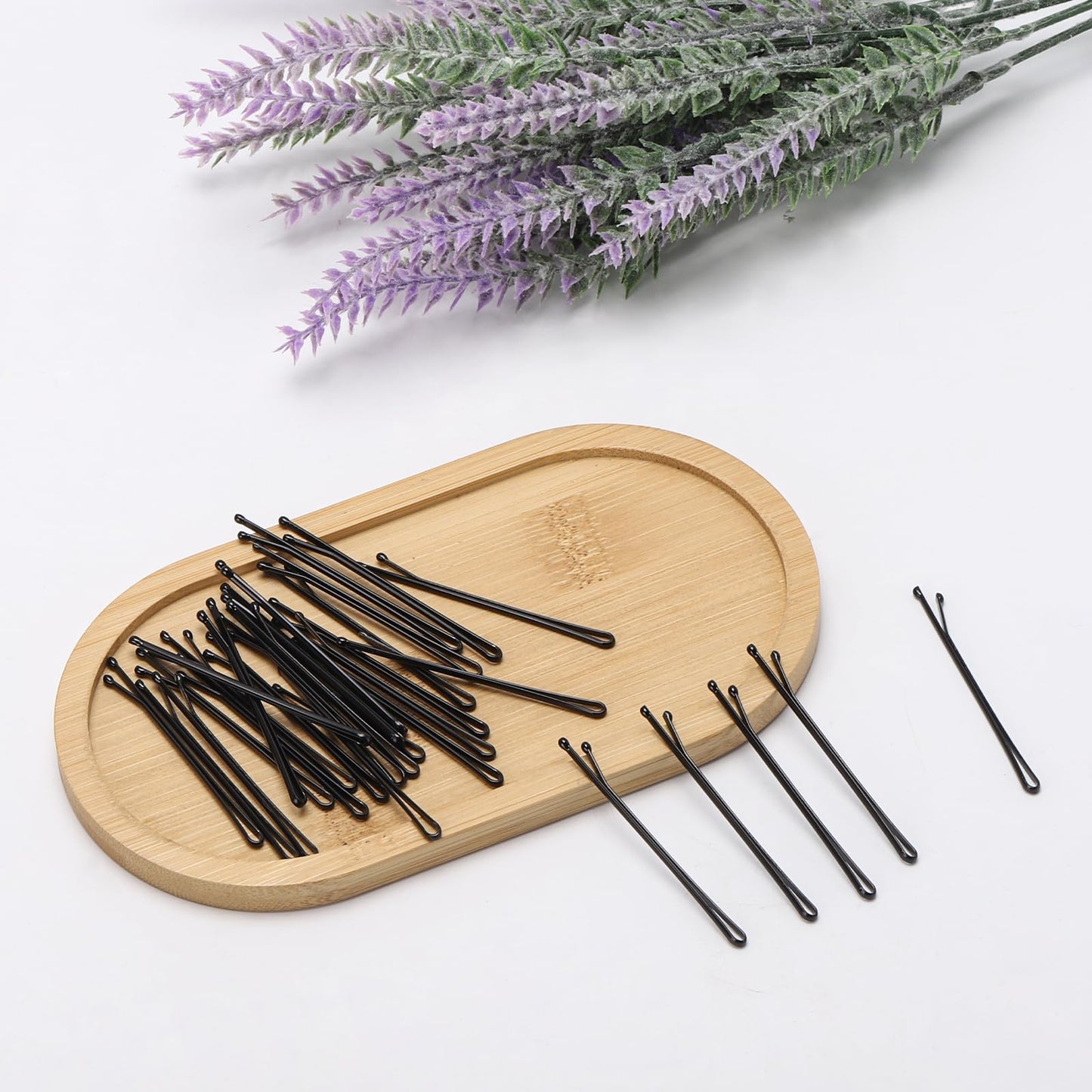 300 Pcs Hair Bobby Pins 2 Inch Black Hairpins for Women Lady Girls Kids, Invisible Hairgrip Barrette Hair Clip Bulk Hair Accesso