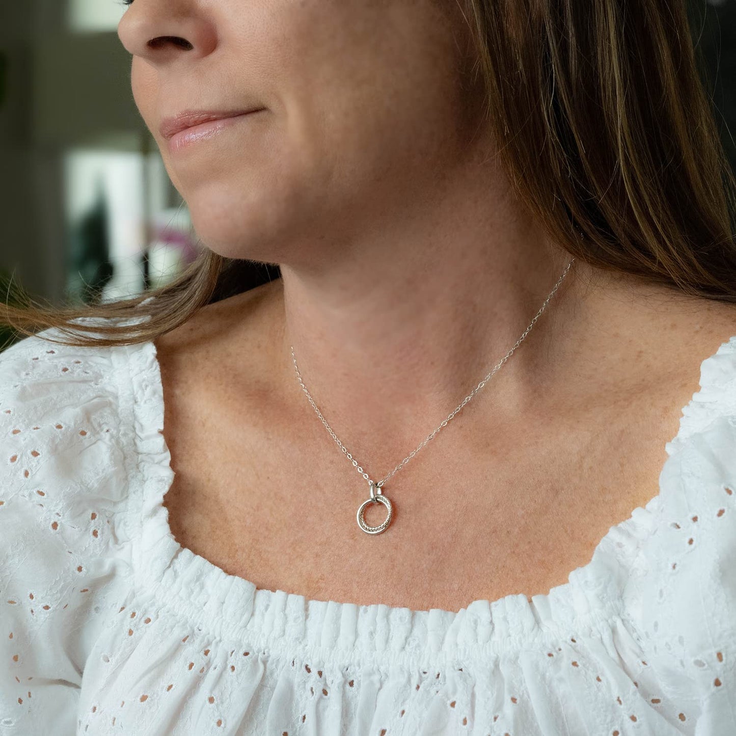 EFYTAL Friendship Necklace, Sterling Silver BFF Necklace, Friend Gifts, Birthday Gifts for Women, BFF Necklaces, Friendship Necklaces, Bestie Jewelry